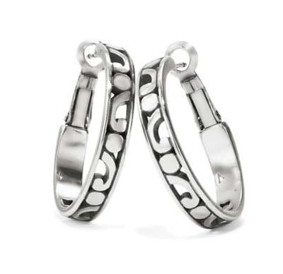Brighton Contempo Small Hoop, Color: Silver