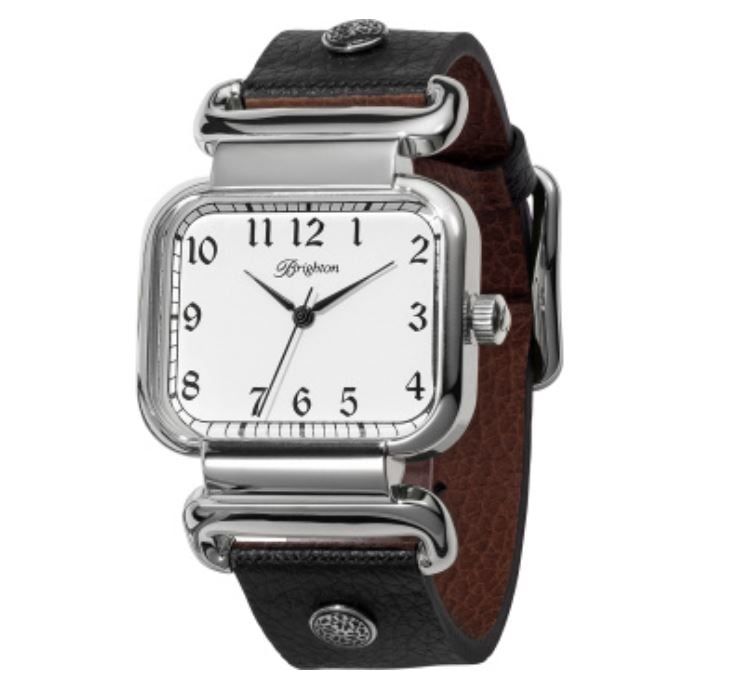 Brighton Montecito Reversible Watch, Color: Black/Brown