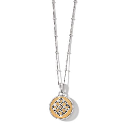 Brighton Interlok Noir Reversible Necklace