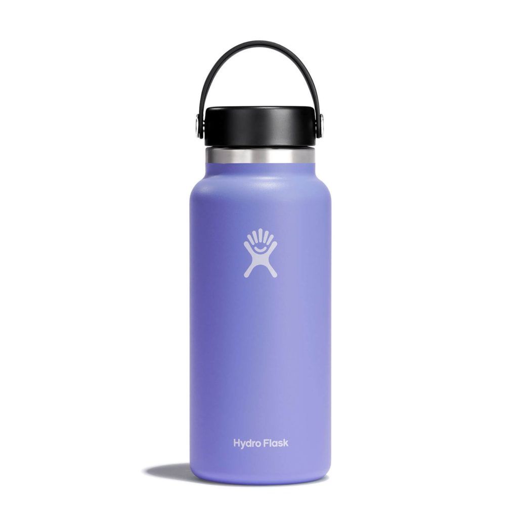 32 Oz Wide Mouth Hydro Flask w/Flex Cap, Color: Lupine