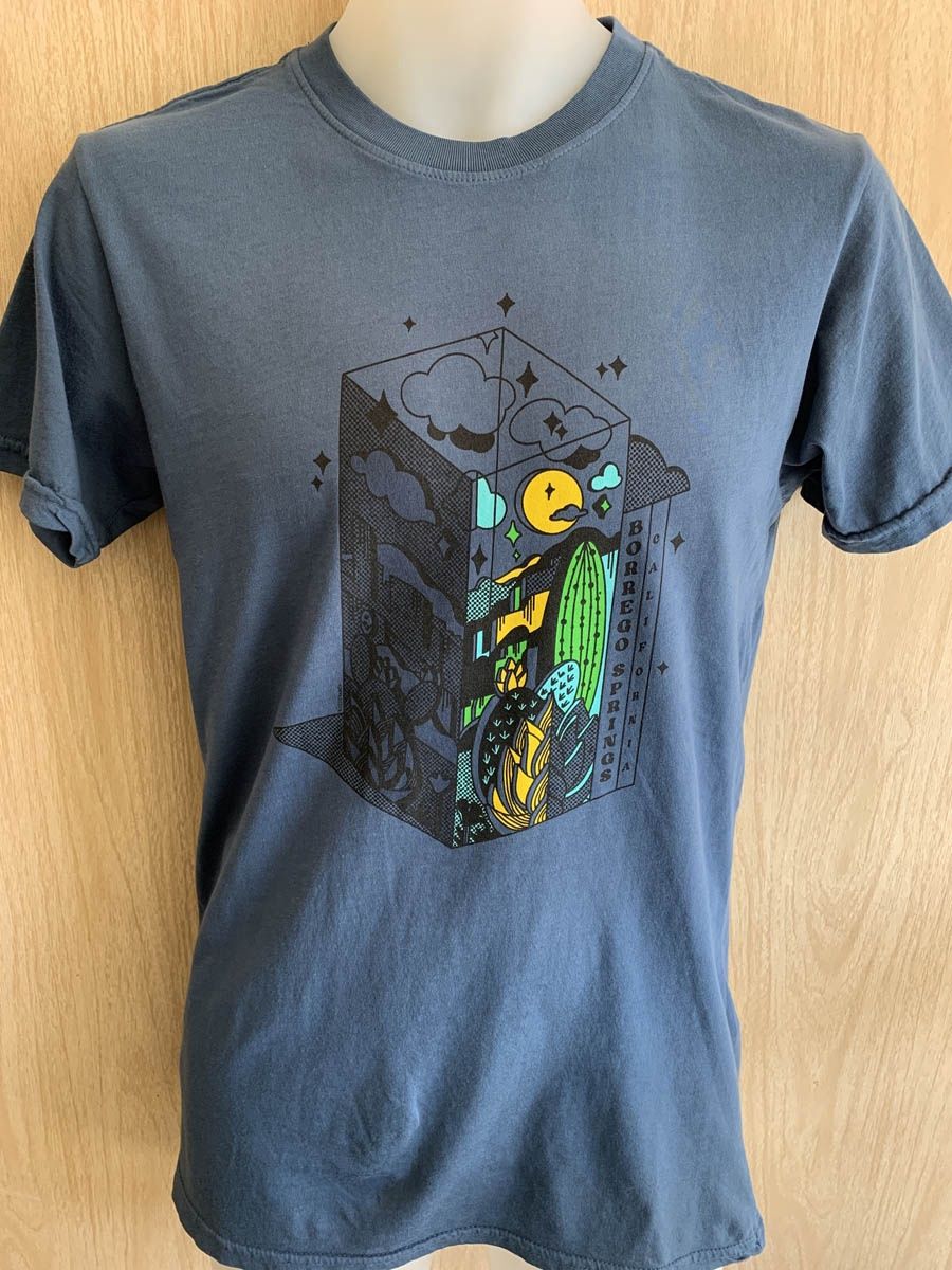 Southwest Room - Adult Mineral Washed T-Shirt, Color: Steel, Size: Small