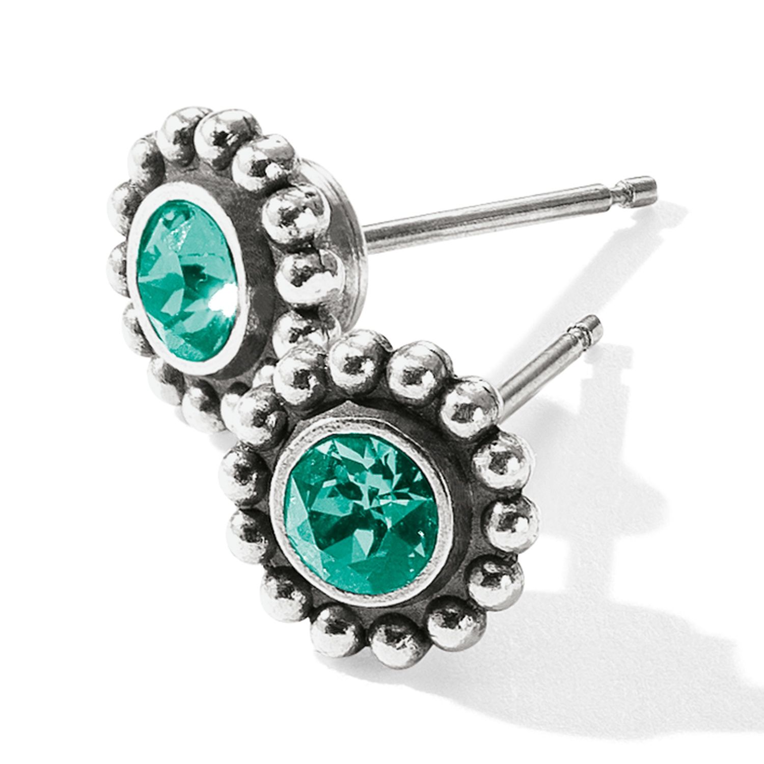Brighton Twinkle Mini Post Earring - Emerald, Color: Emerald