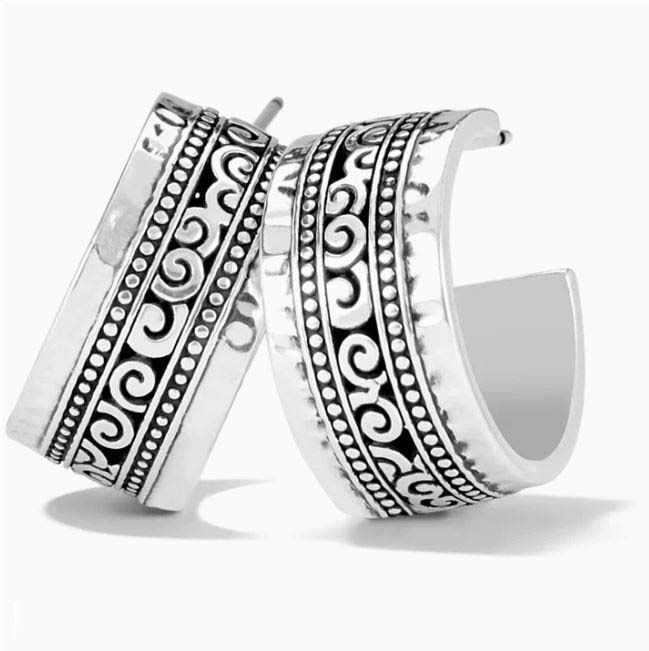 Brighton Mingle Adore Post Hoop, Color: Silver