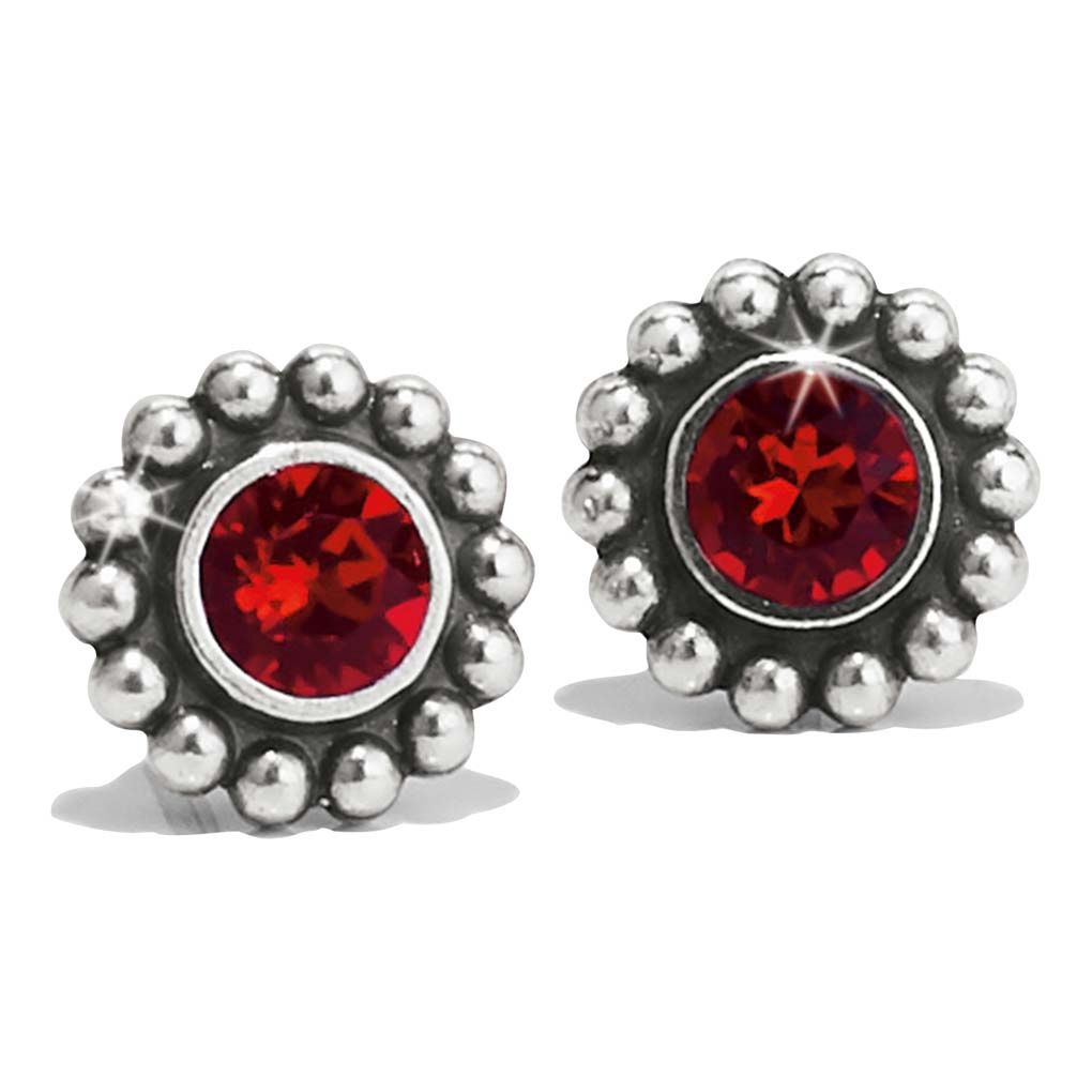 Brighton Twinkle Mini Post Earring - Ruby, Color: Ruby