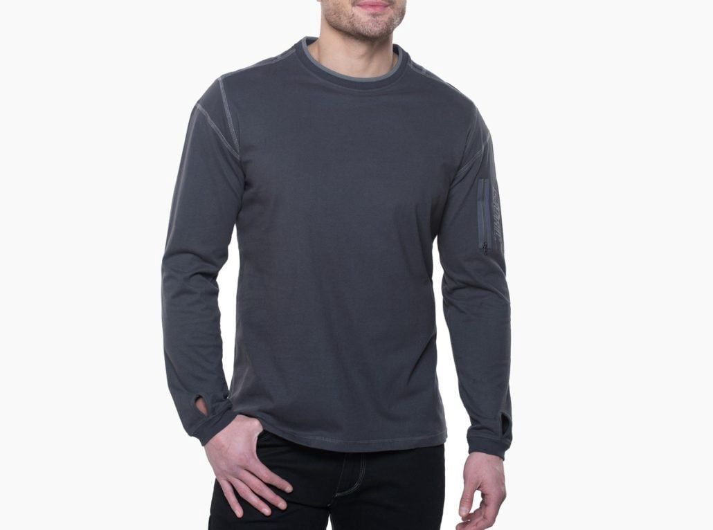 Kuhl Men's Kommando Crew, Color: Carbon, Size: XXL