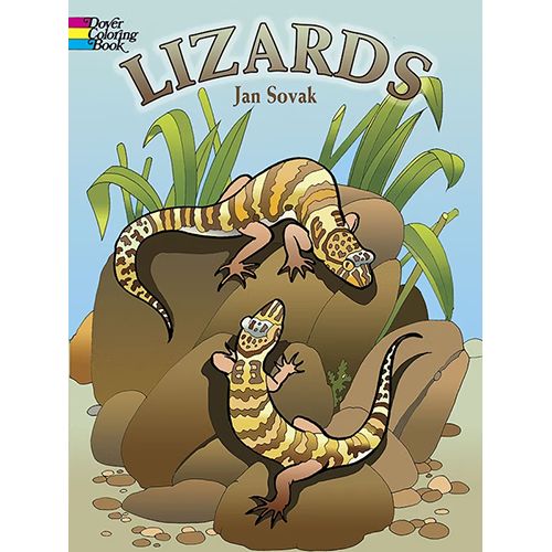CB, Lizards Coloring Book, Attribute: Ages 6+