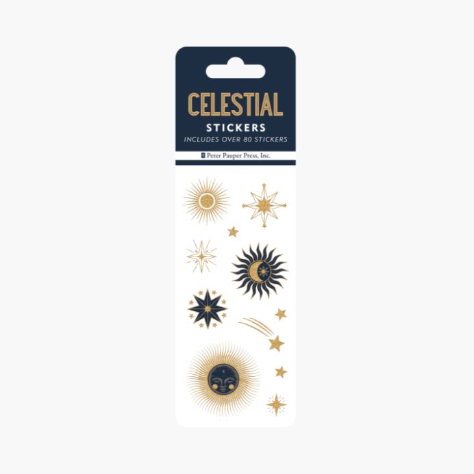 Peter Pauper Press Sticker Sheets-Celestial