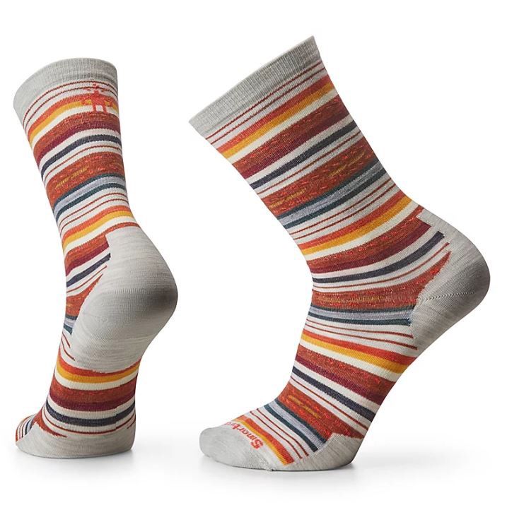 Smartwool Women's Everyday Margarita Crew Sock, Color: Ash-D, Size: Small