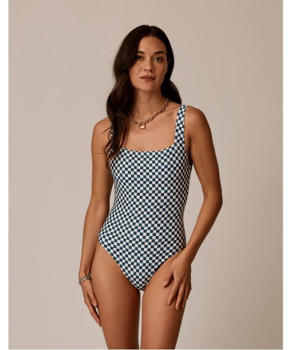 Skye Compression One Piece, Color: Surfside, Size: SM-Tall