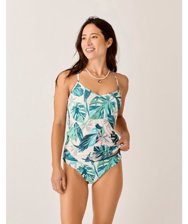 Carve Designs Stinson Swim Tankini, Women's, Color: Palmetto, Size: XS