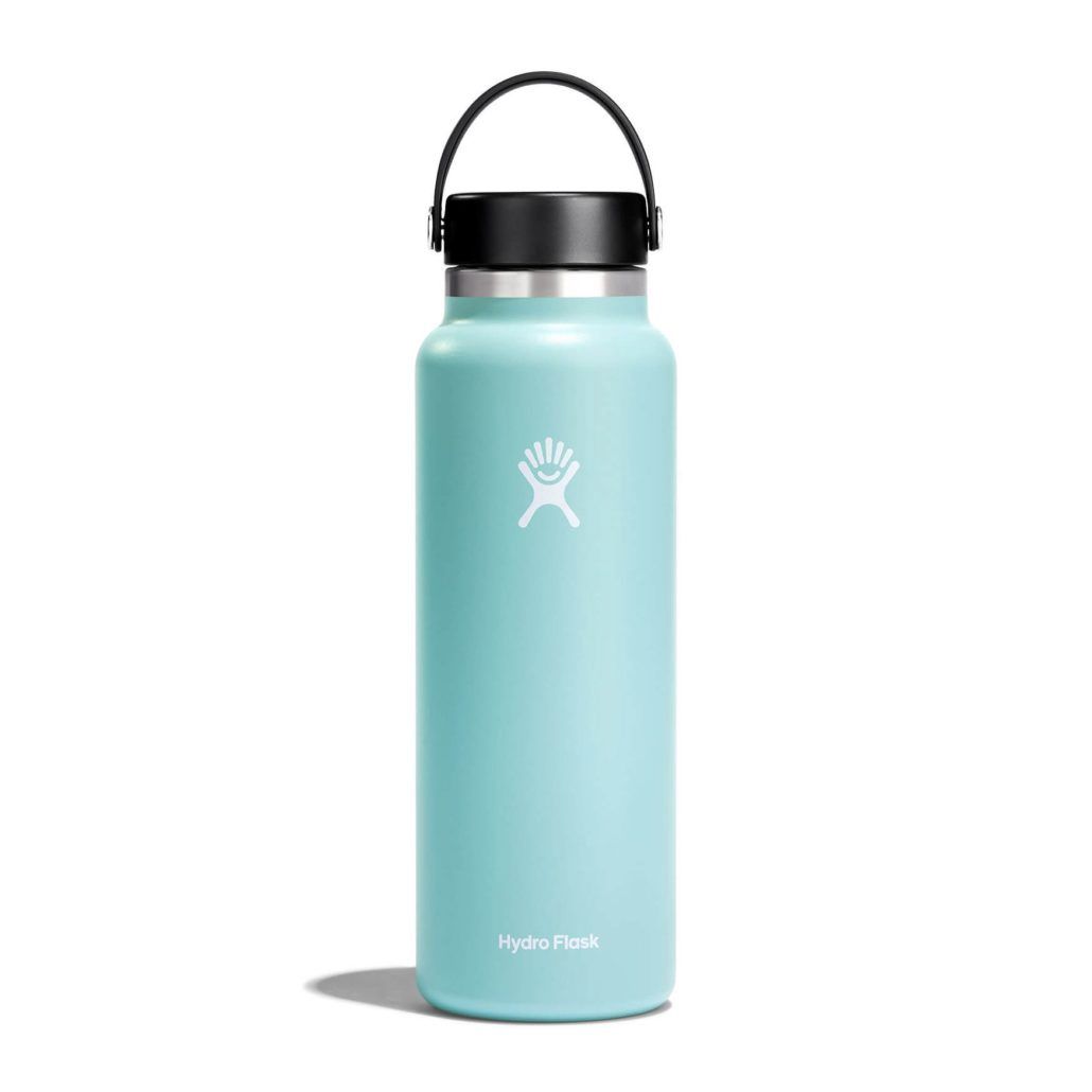 40 Oz Wide Mouth Hydro Flask w/Flex Cap, Color: Dew