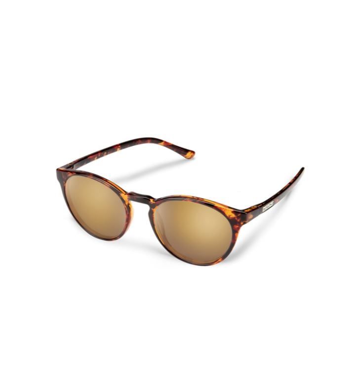 Suncloud Metric Sunglasses (d), Frame Color: Tortoise, Lens Color: Polarized Sienna Mirror