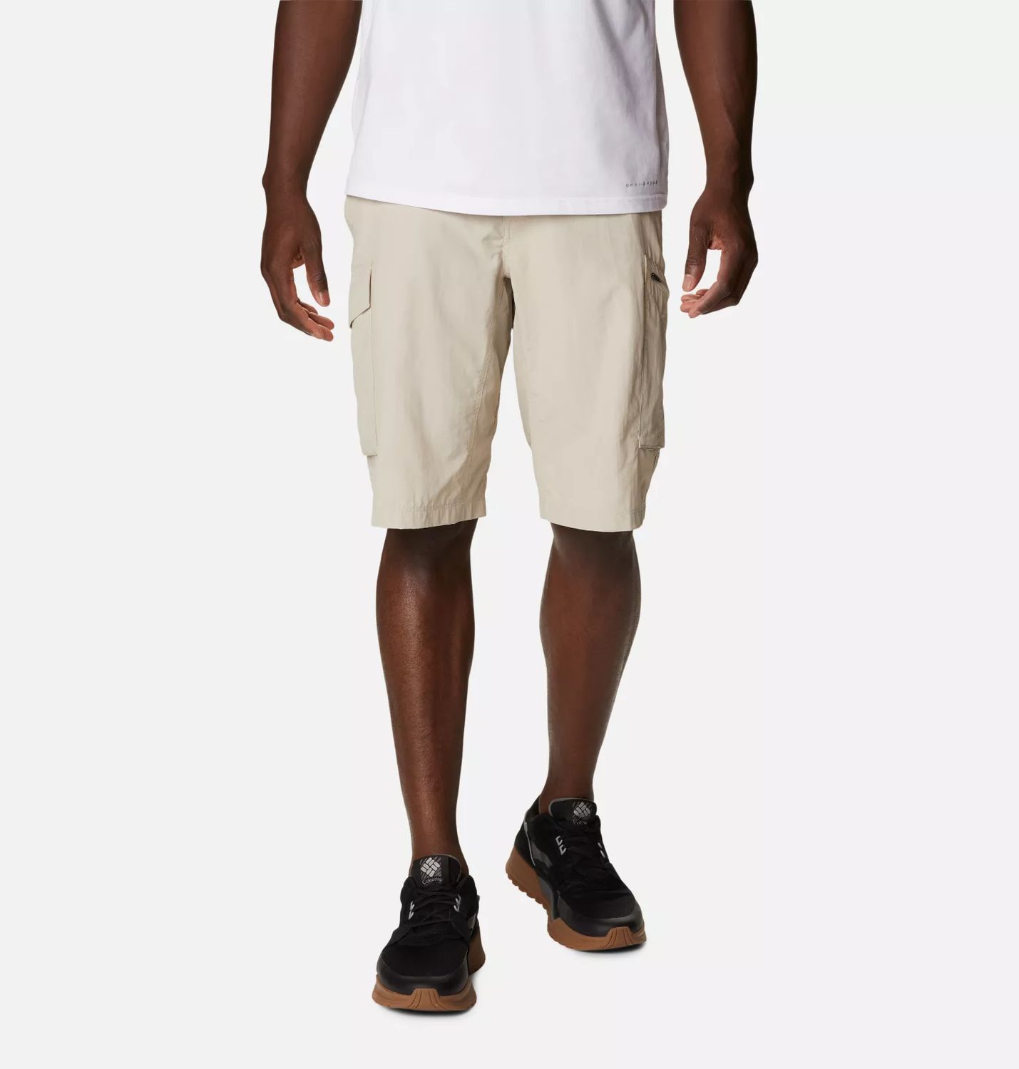Columbia Silver Ridge Men's Cargo Short, 10-Inch Inseam, Color: Fossil, Size: 32