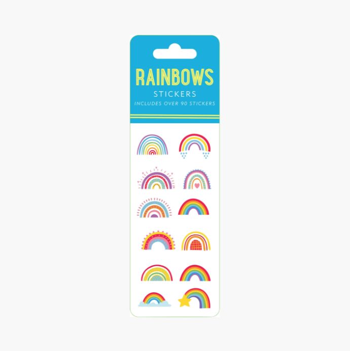Peter Pauper Press Sticker Sheets-Rainbows