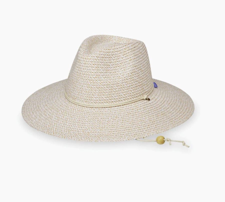 Wallaroo Sanibel Women's Sun Hat, Color: White/Beige