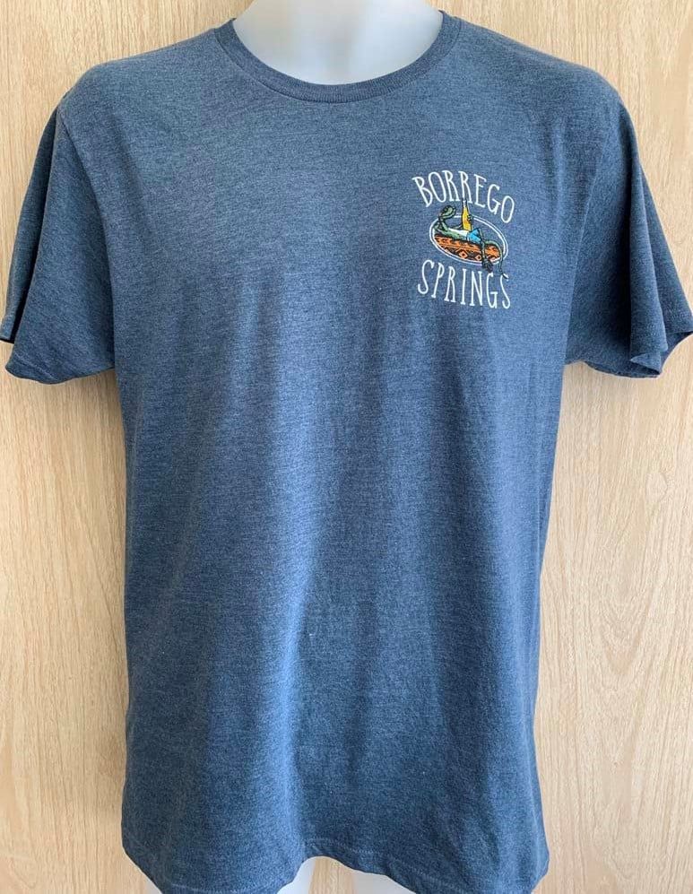 Off My Ass - Adult 50/50 Blend T-Shirt, Color: Heather Blue, Size: Small