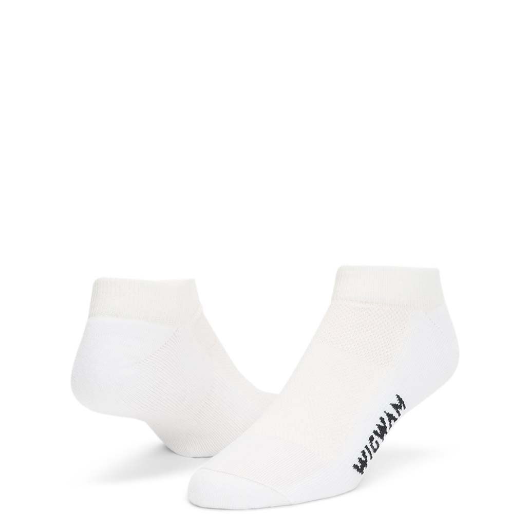 Wigwam Cool-Lite Low Socks-D, Color: White, Size: Large