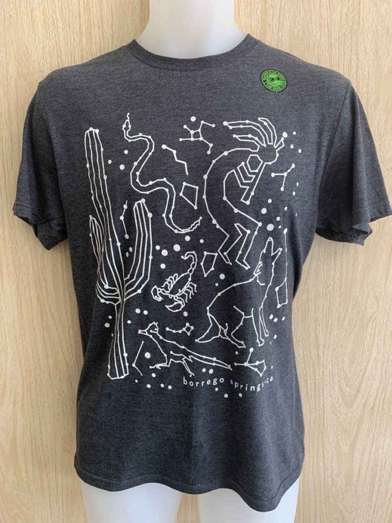 Southwest Constellation - Adult 50/50 Blend T-Shirt, Color: Heather Charcoal, Size: XXL