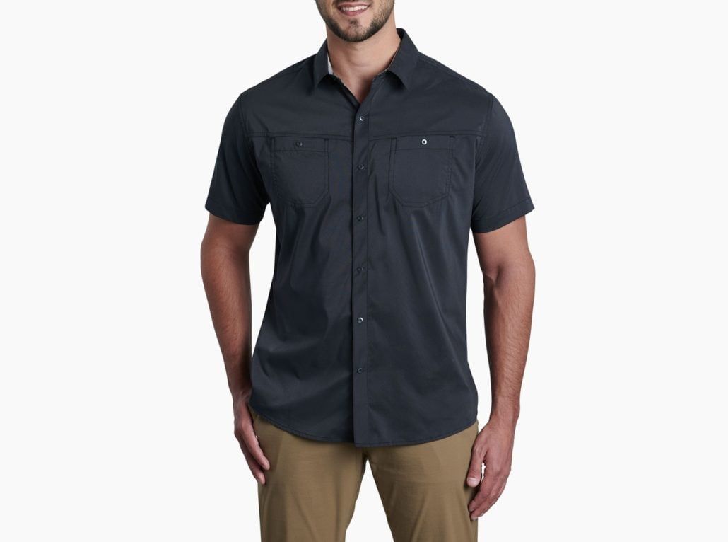 Kuhl Men's Stealth Short Sleeve Shirt-D, Color: Blackout, Size: Medium