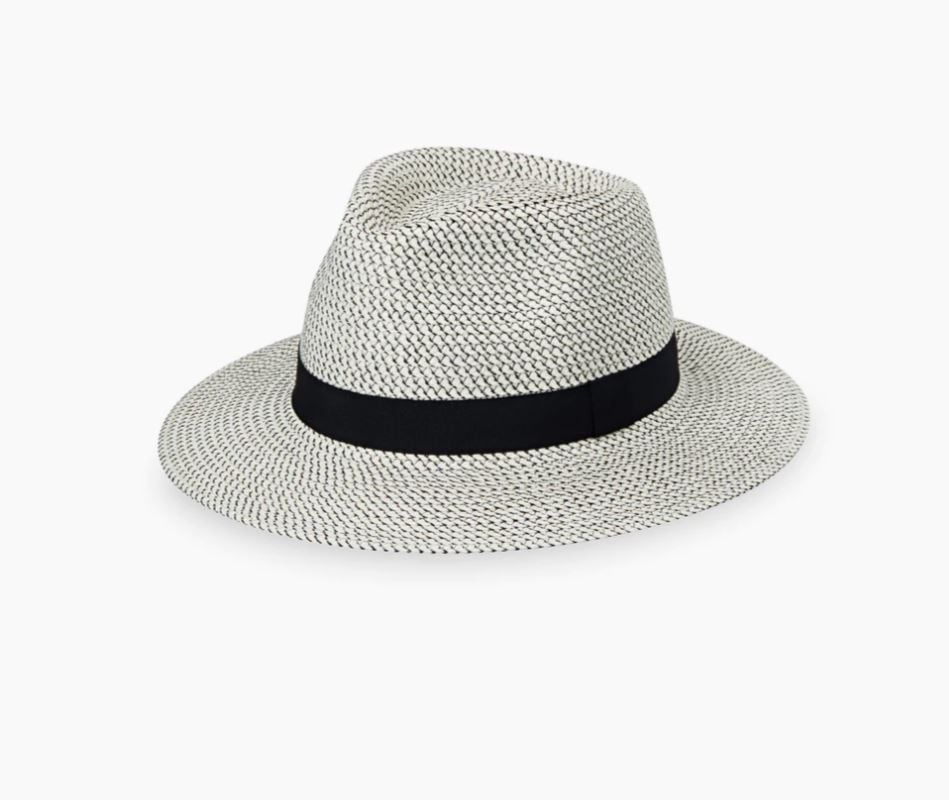 Wallaroo Petite Charlie Women's Hat, Color: Ivory/Black