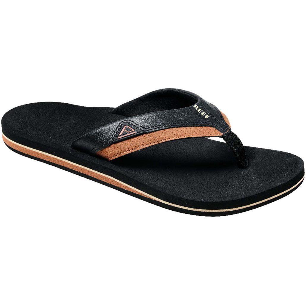 Reef Cushion Dawn Men's Sandals-D, Color: Black/Tan, Size: 13