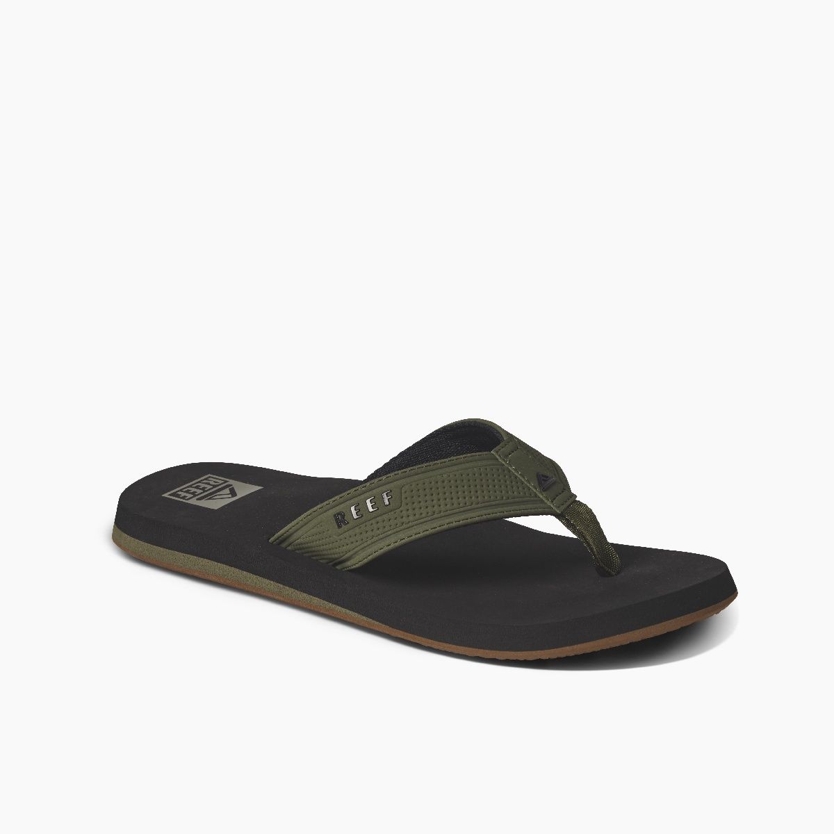 Reef The Layback Men's Sandals, Color: Black Olive, Size: 8