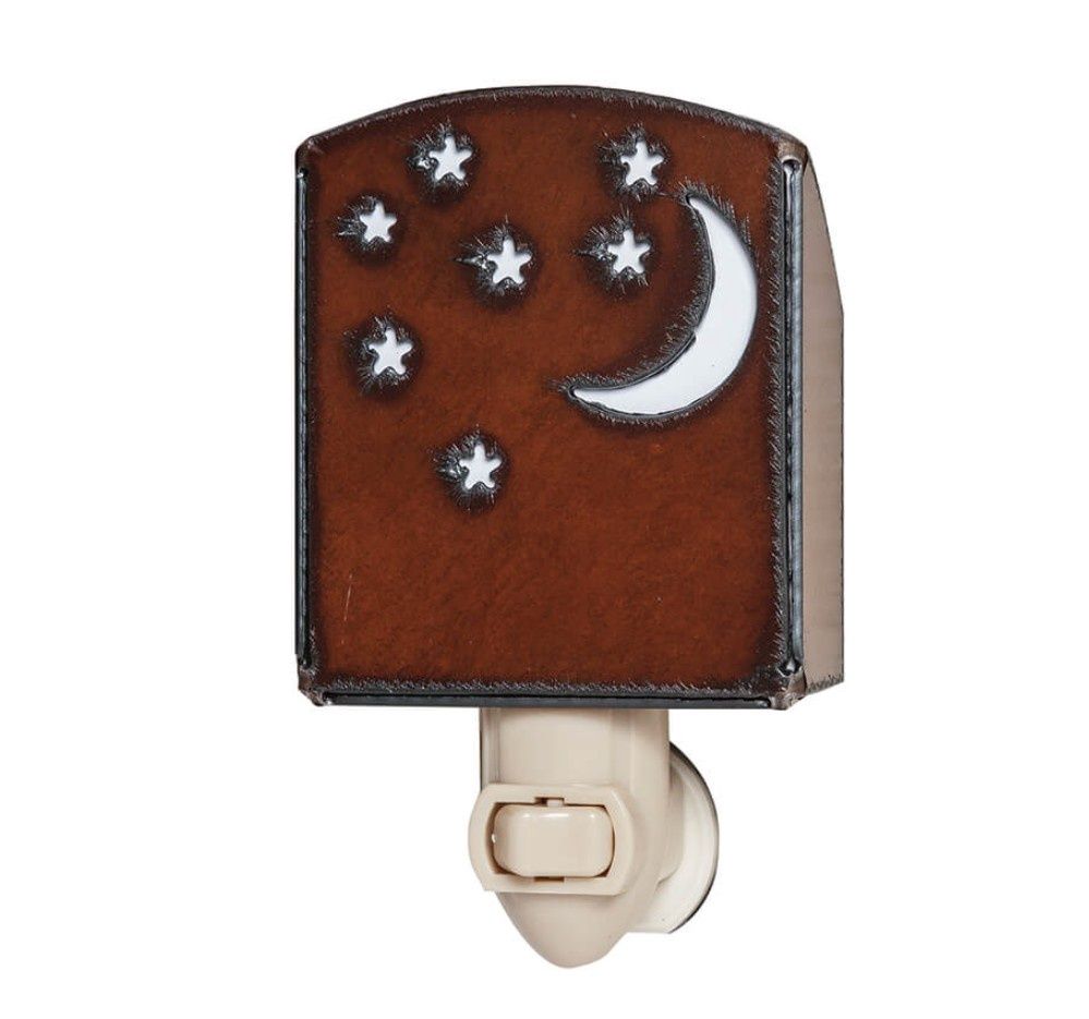 Rustic Ironwerks Night Light,Moon