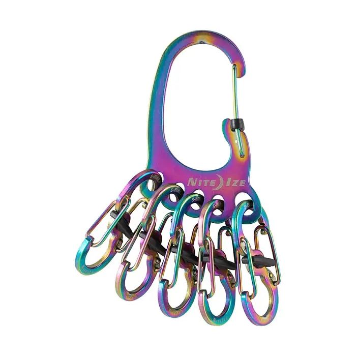 Nite Ize Bigfoot Locker KeyRack Stainless Steel, Color: Spectrum
