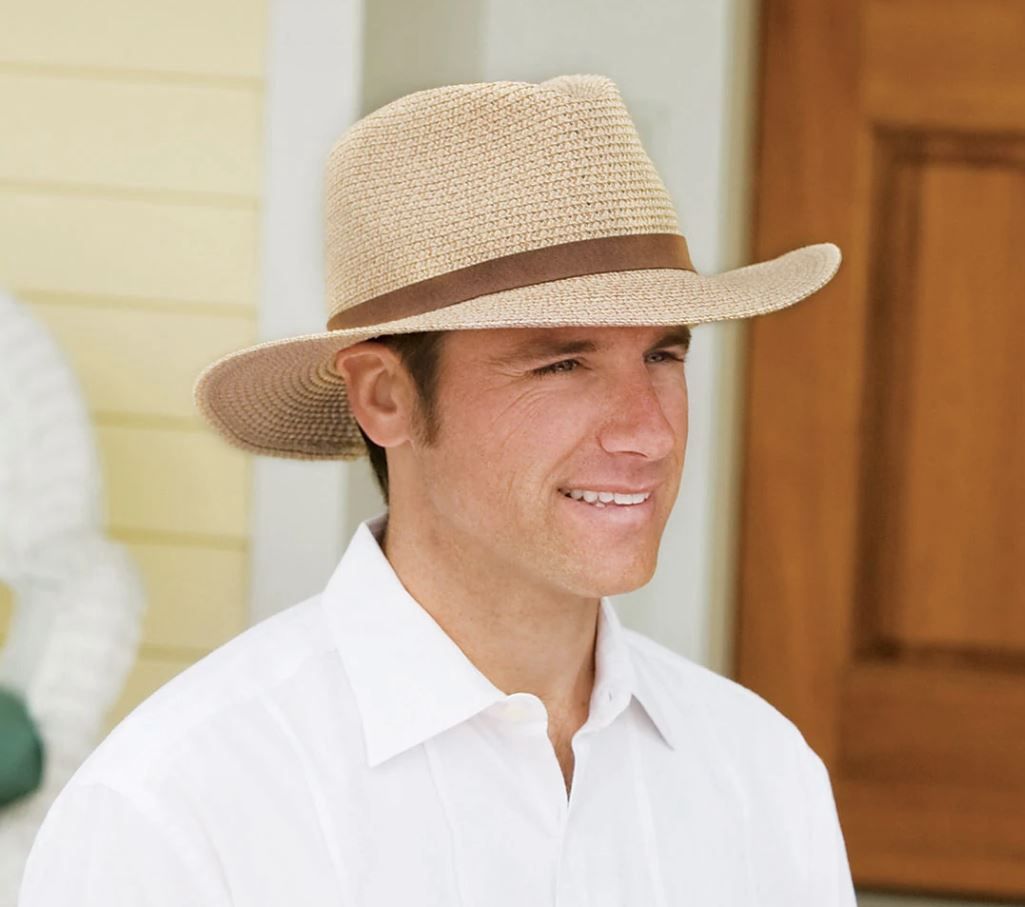 Wallaroo Outback Men's Sun Hat, Color: Natural, Size: LG/XL