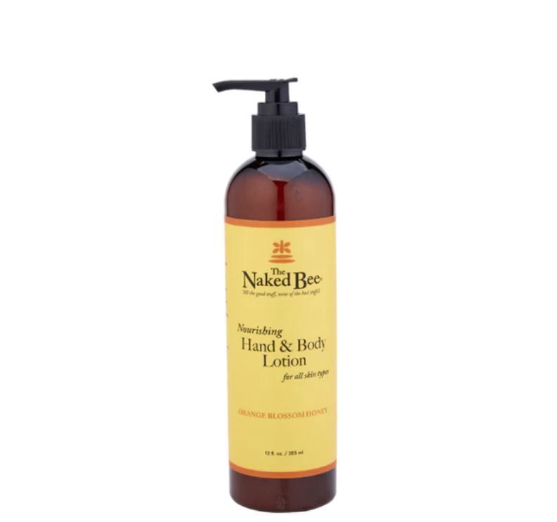 Naked Bee Lotion Bottle with Pump 12 oz.