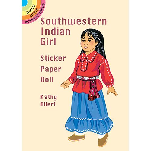 LA, SW Indian Girl Sticker Paperdolls