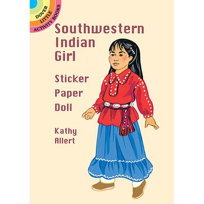 LA, SW Indian Girl Sticker Paperdolls