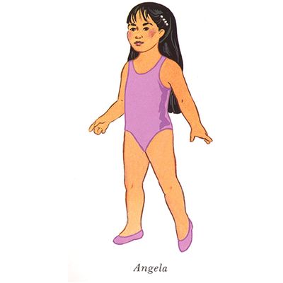 LA, SW Indian Girl Sticker Paperdolls