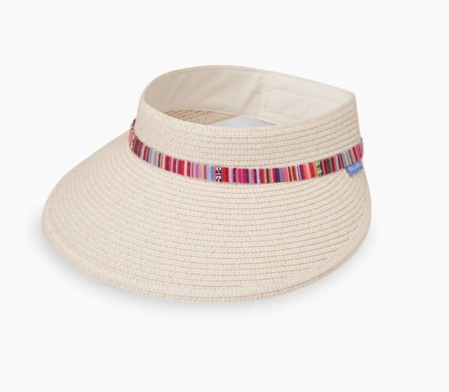 Wallaroo Sedona Women's Visor, Color: Natural
