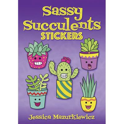 LA, Sassy Succulents Stickers