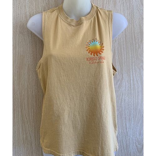 Golden State of Mind Women's Crew Tank, Duck Company Color: Camel, Size: Small
