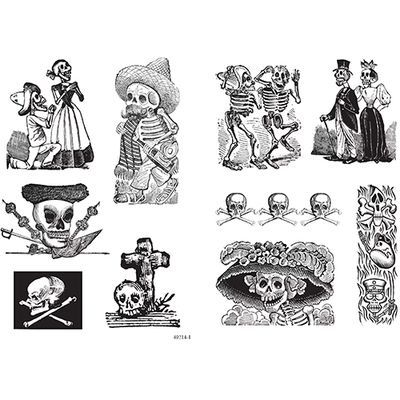 LA, Day Of The Dead Stickers