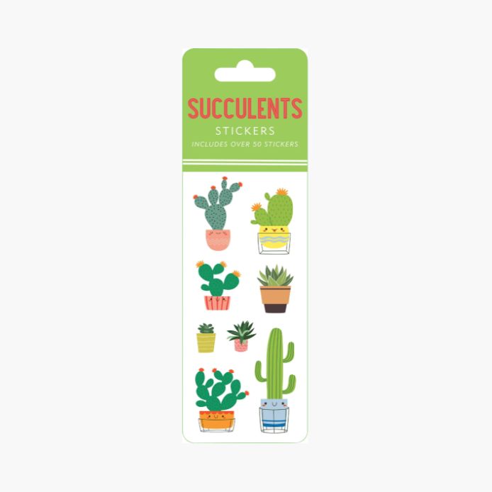 Peter Pauper Press Sticker Sheets-Succulents