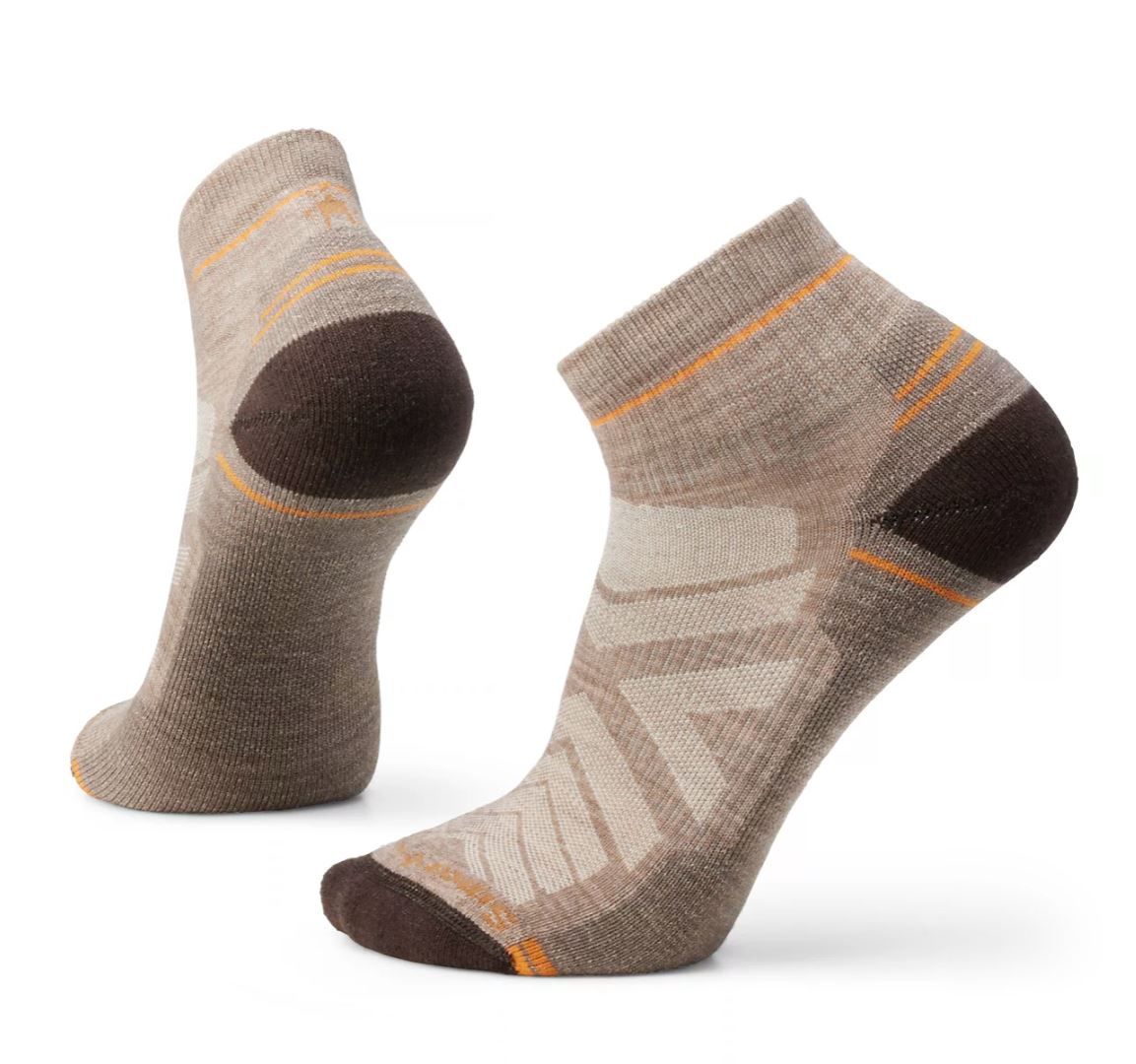 Smartwool Hike Light Cushion Ankle Socks, Color: Chestnut/Fossil-D, Size: Medium