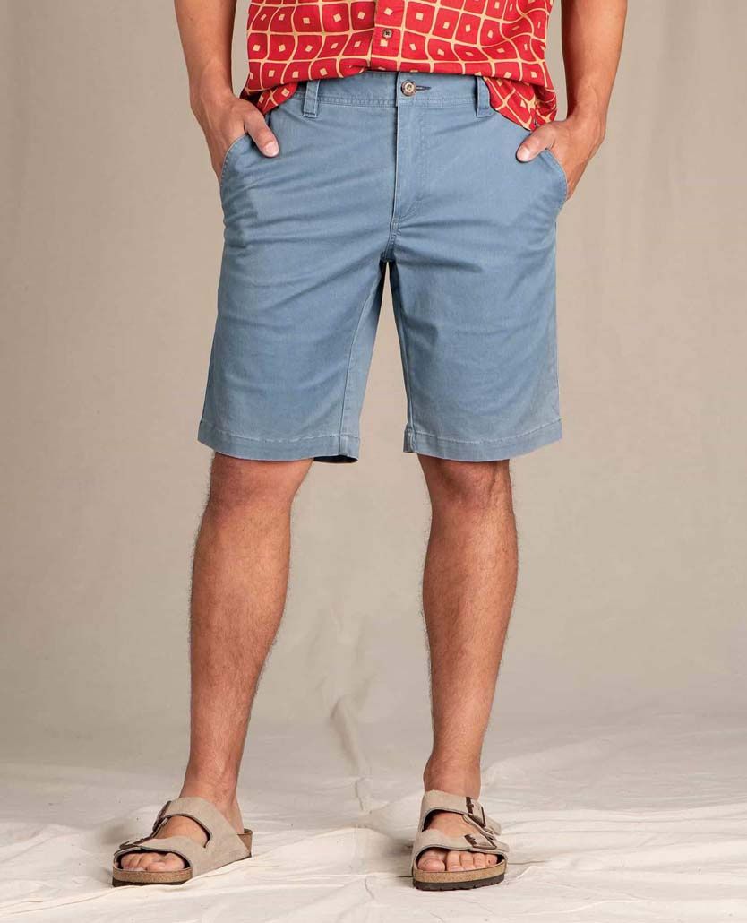 Toad&amp;Co Mission Ridge Men's Short 10.5 in Inseam-D, Color: High Tide Vintage Wash, Size: 32