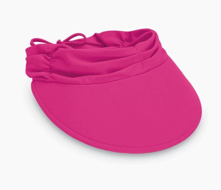 Wallaroo Aqua Women's Visor, Color: Hot Pink