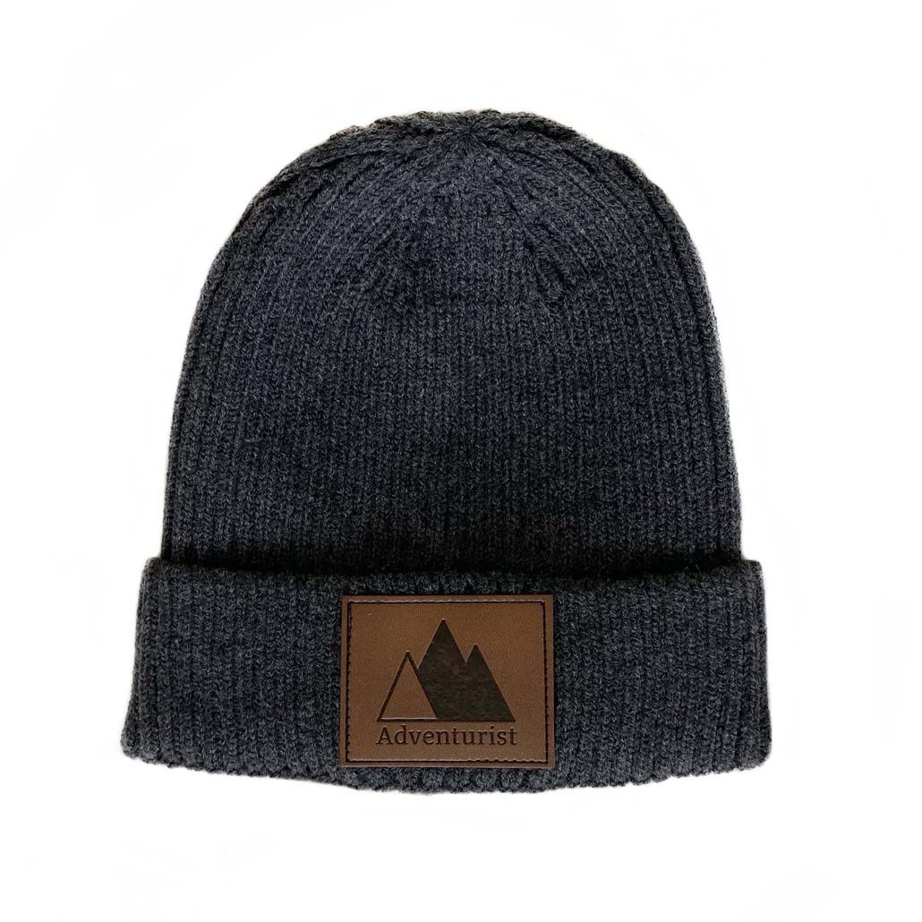 Vintage Knit Beanie, Color: Charcoal