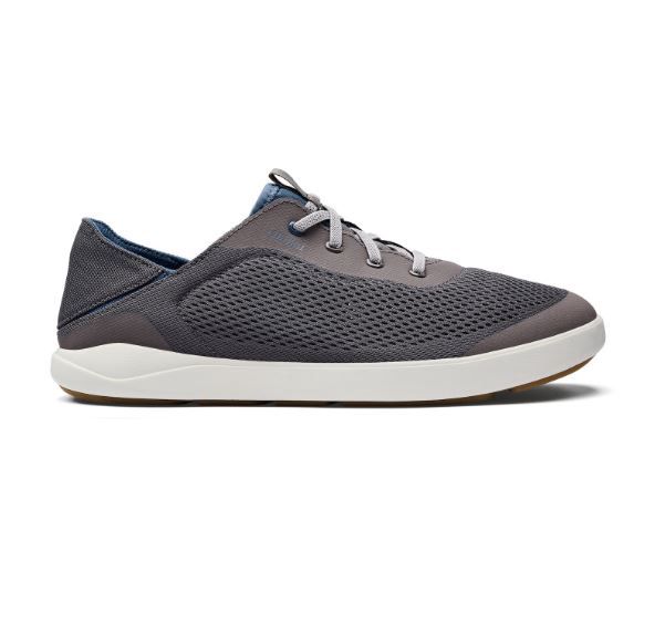 Olukai Moku Pae Men's Shoes, Color: Pavement / Vintage Blue, Size: 9