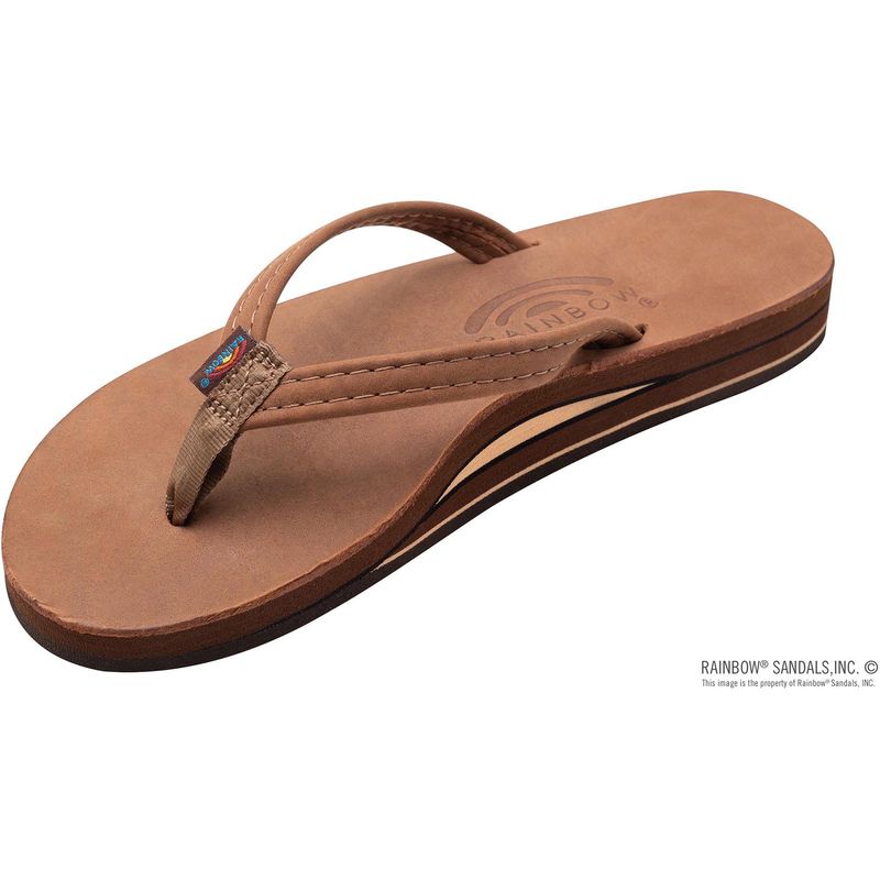 W's Double Layer Leather-Narrow Str