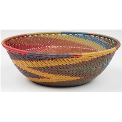 Bridge For Africa Telephone Wire Medium Round Bowl