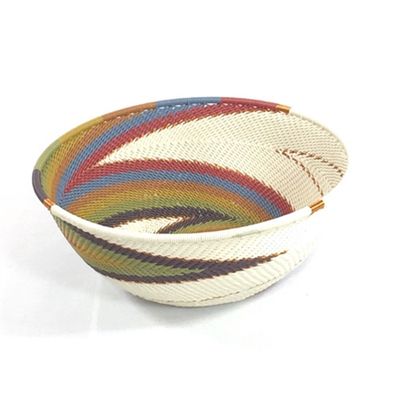 Bridge For Africa Telephone Wire Medium Round Bowl