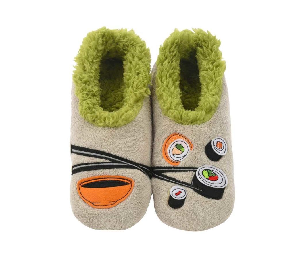 Women's Sushi Snoozie Slippers, Color: Sushi, Size: Small