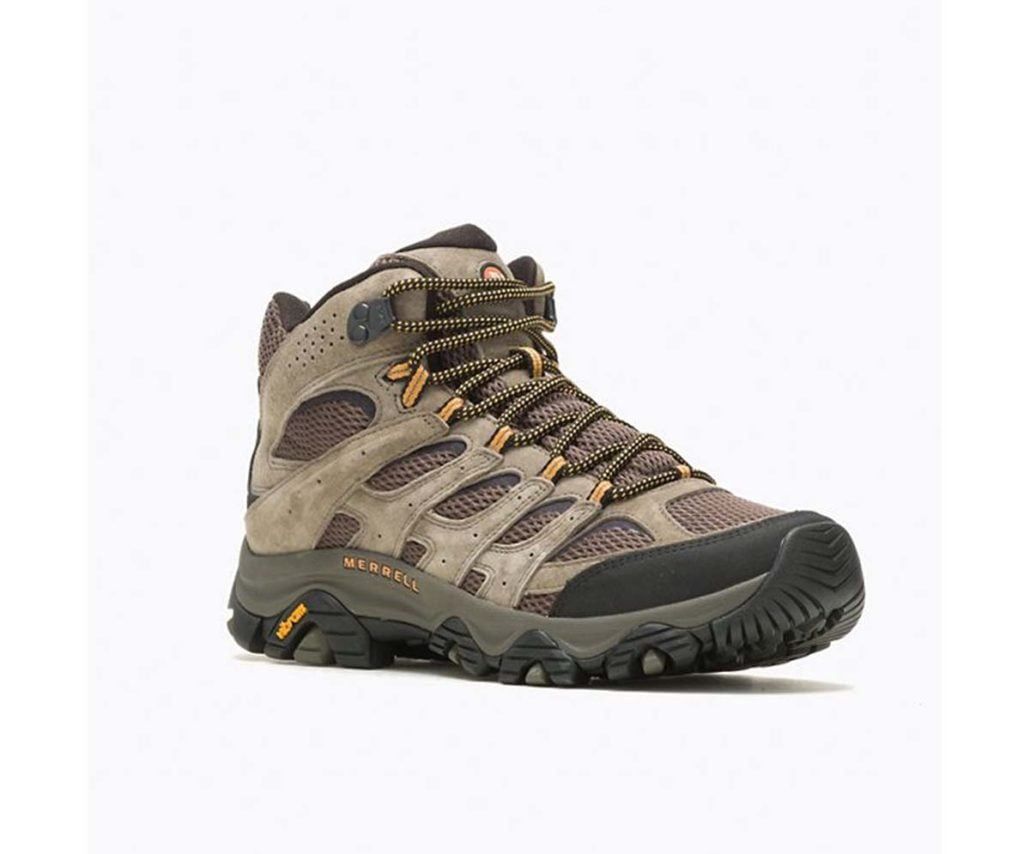 Merrell Moab 3 Mid Men's Hiking Boots, Color: Walnut, Size: 8