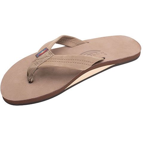 M's Single Layer Leather, Color: Dark Brown, Size: Medium