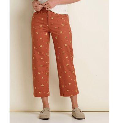 Toad&amp;Co Women's Earthworks Wide Leg Crop Pant
